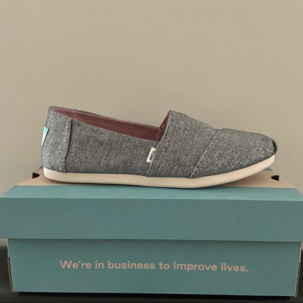 Toms Alpargata CloudBound Soft black metallic NIB